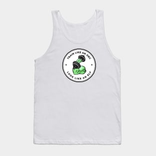 Train Like an Orc - Look Like an Elf - White - Fantasy Funny Fitness Tank Top